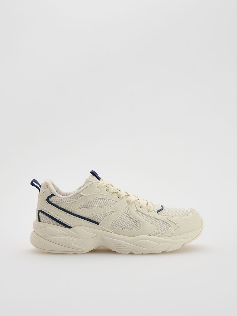 Chunky sneakers with wide sole - white - RESERVED