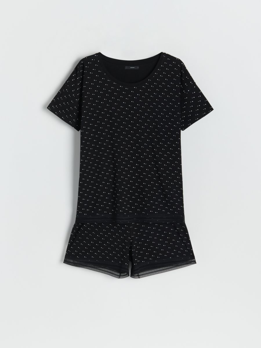 Two piece pyjama set - black - RESERVED - 5