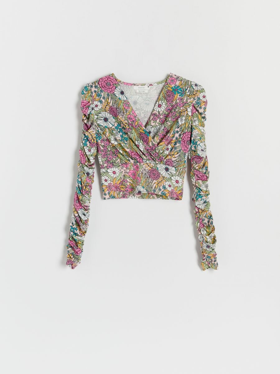 Patterned crop top - multicolor - RESERVED - 4