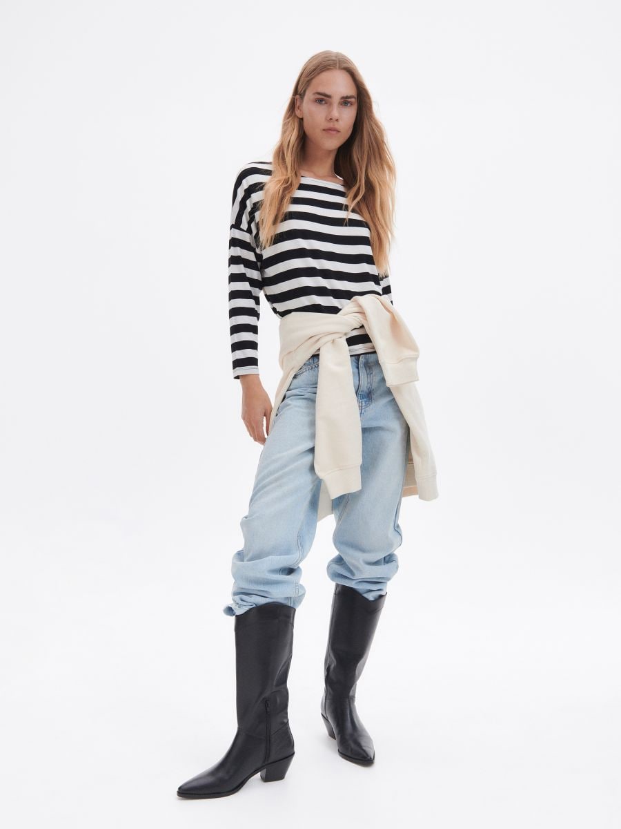 Stripe blouse - multicolor - RESERVED - 9