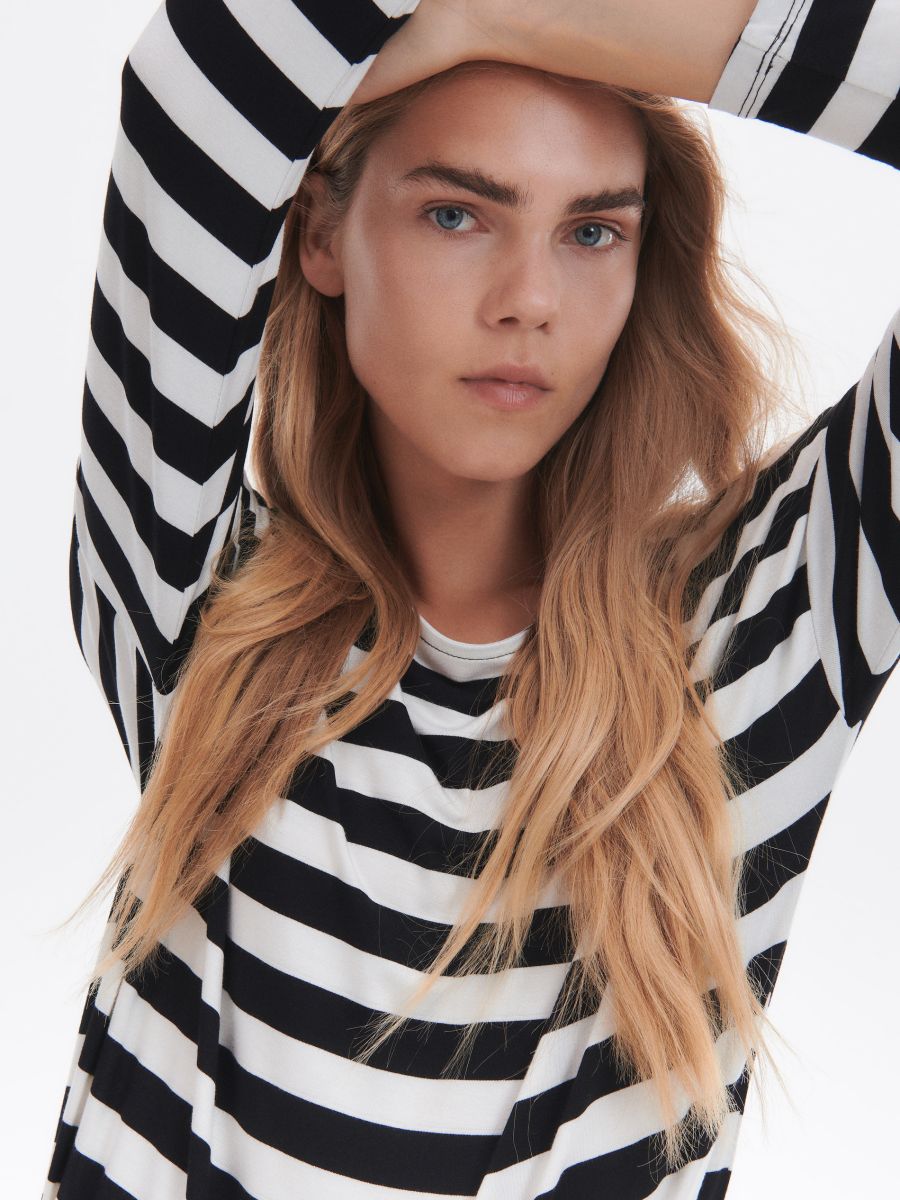 Stripe blouse - multicolor - RESERVED - 8
