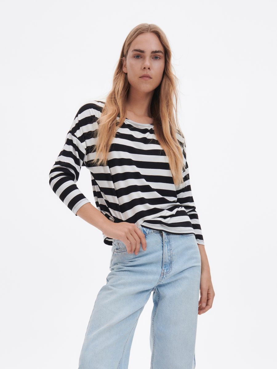 Stripe blouse - multicolor - RESERVED - 7