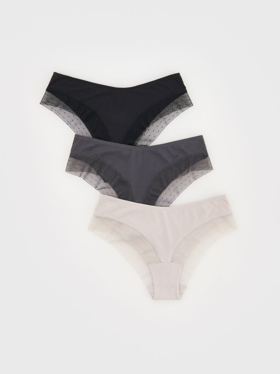 LADIES` BRIEFS MULTI - black - RESERVED - 2