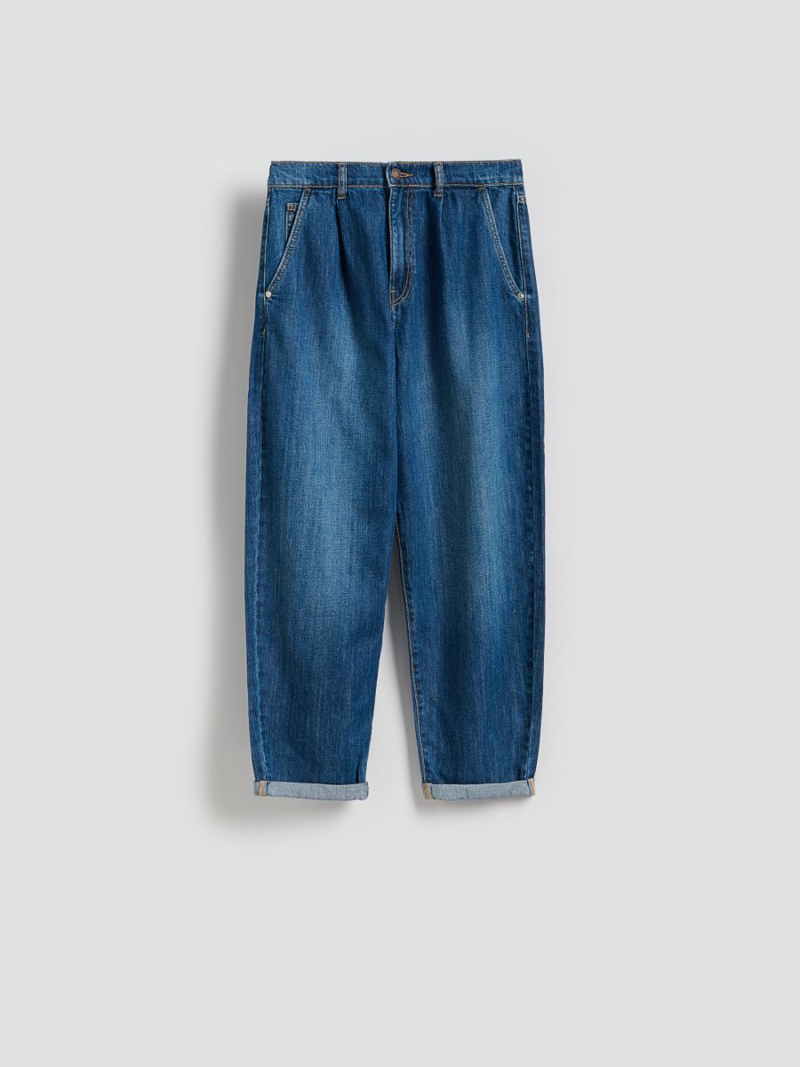 Barrel leg jeans - marin - RESERVED
