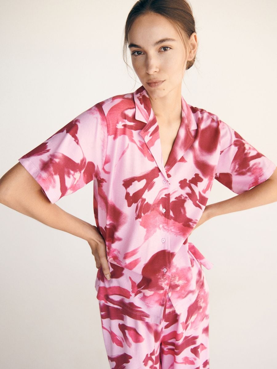 Patterned pyjama set - orchid - RESERVED - 3