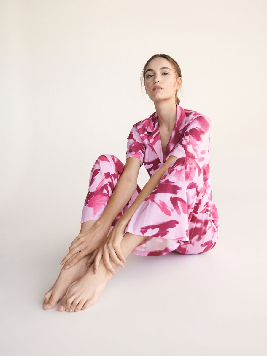 Patterned pyjama set - orchid - RESERVED - 7