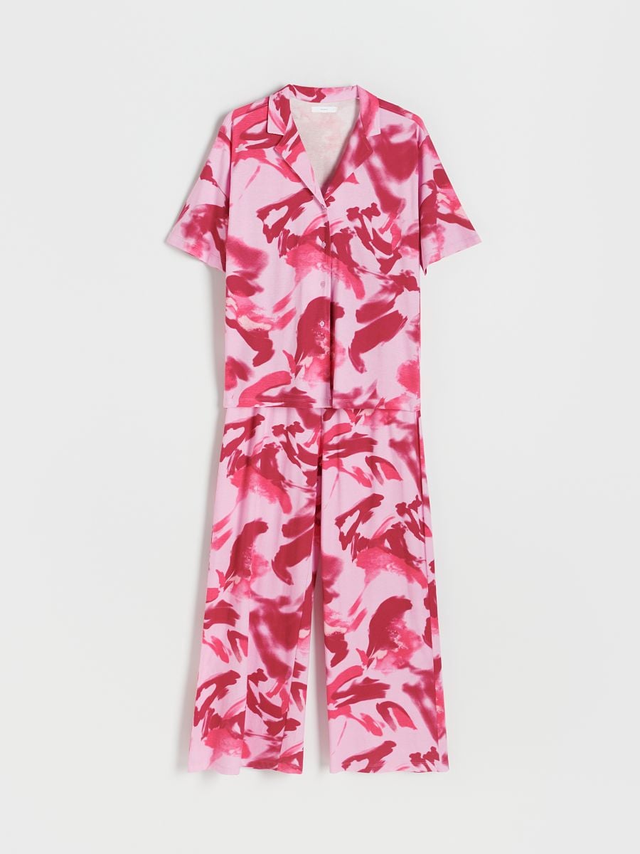 Patterned pyjama set - orchid - RESERVED - 2