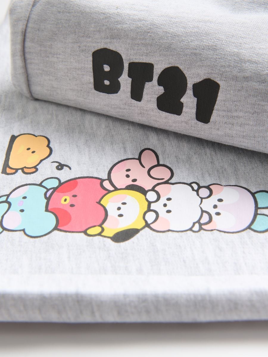 BT21 print shorts - light grey - RESERVED - 5