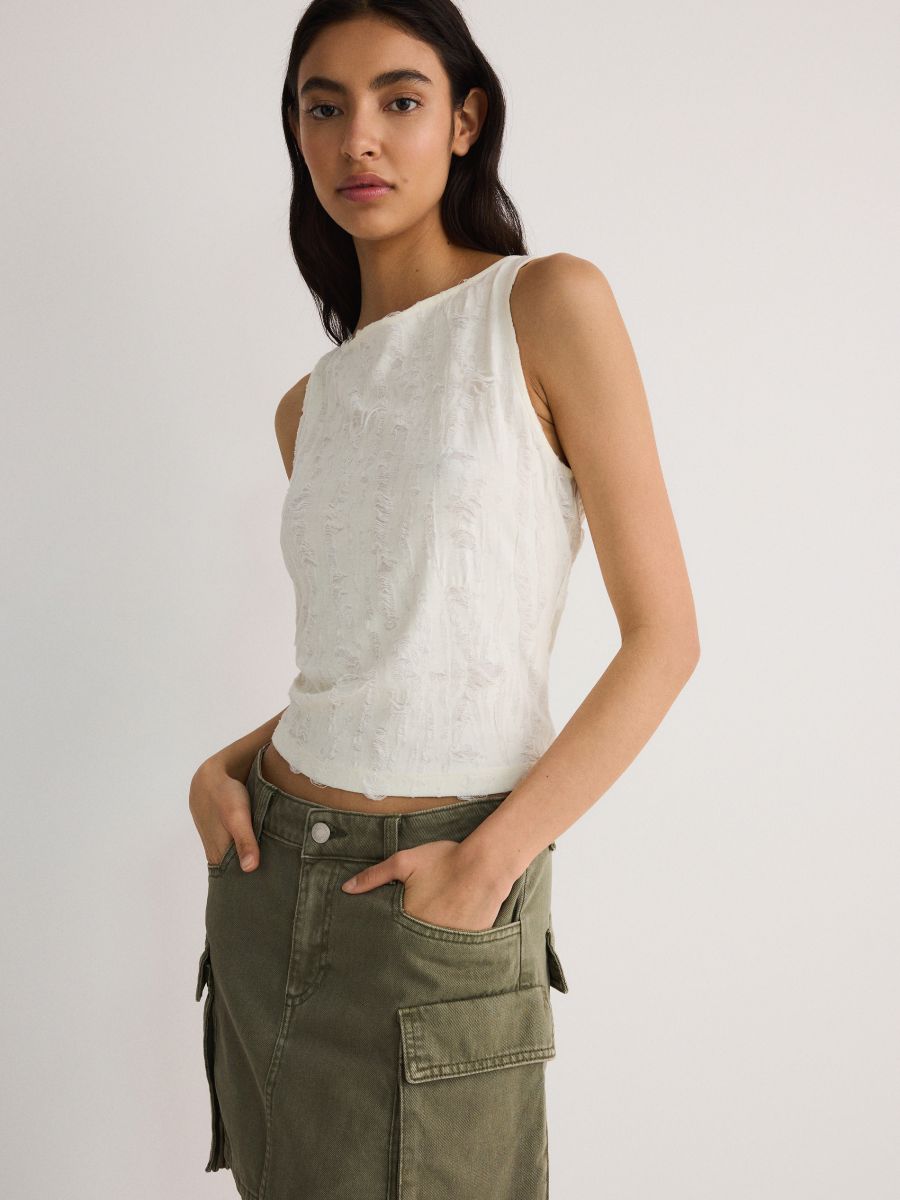Skirt with cargo pockets - green - RESERVED - 2