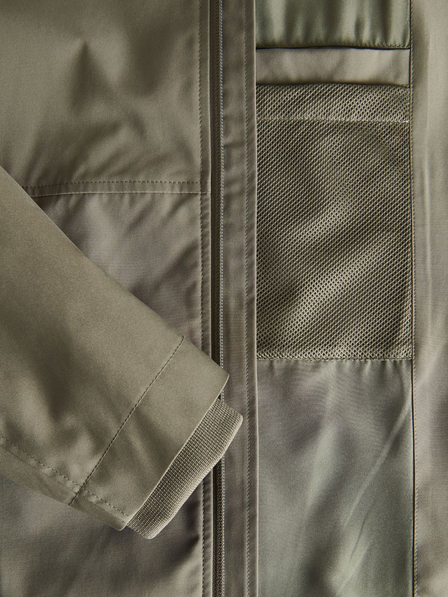 Plain hooded jacket - light green - RESERVED - 5