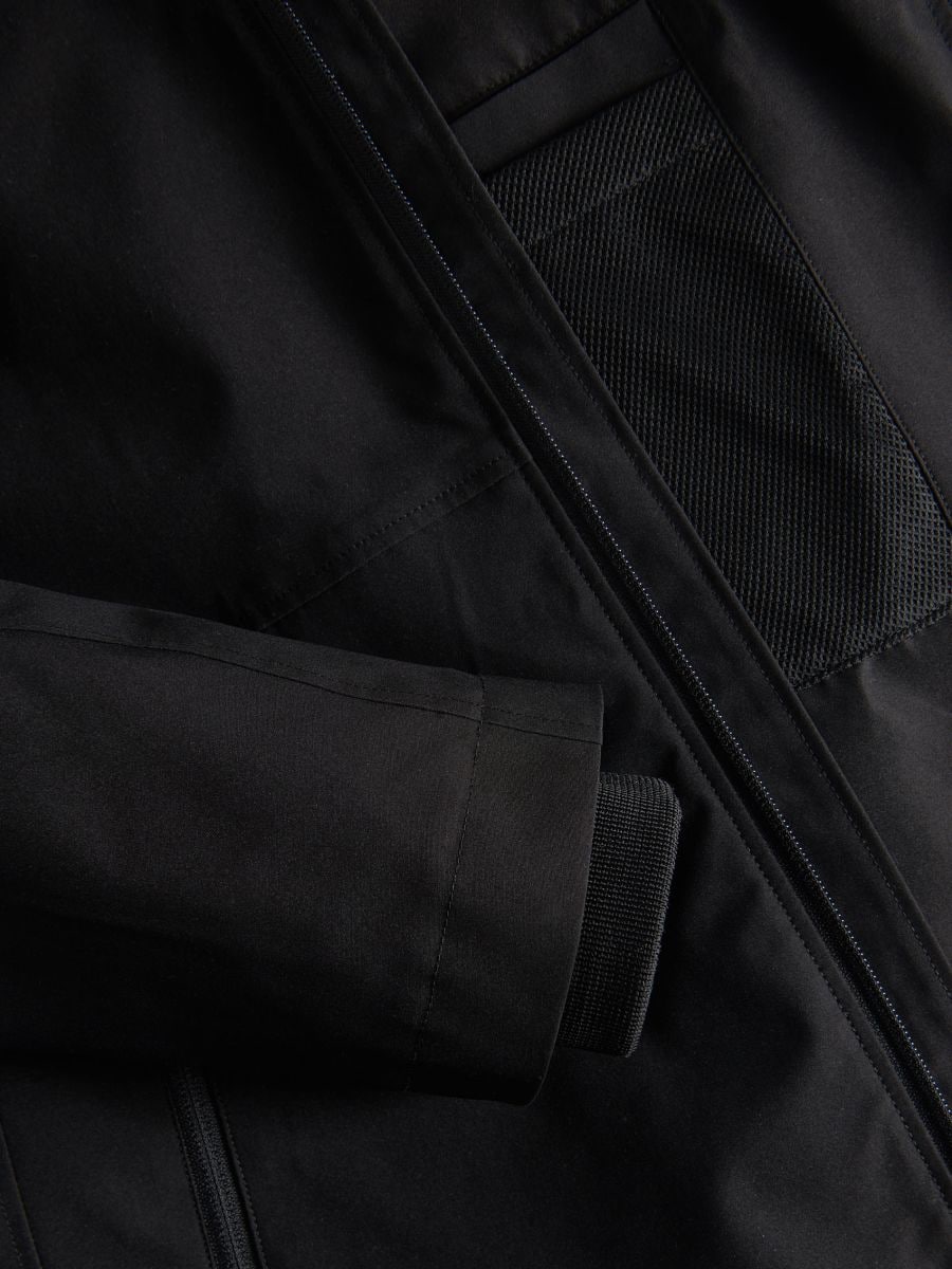 Plain hooded jacket - black - RESERVED - 6
