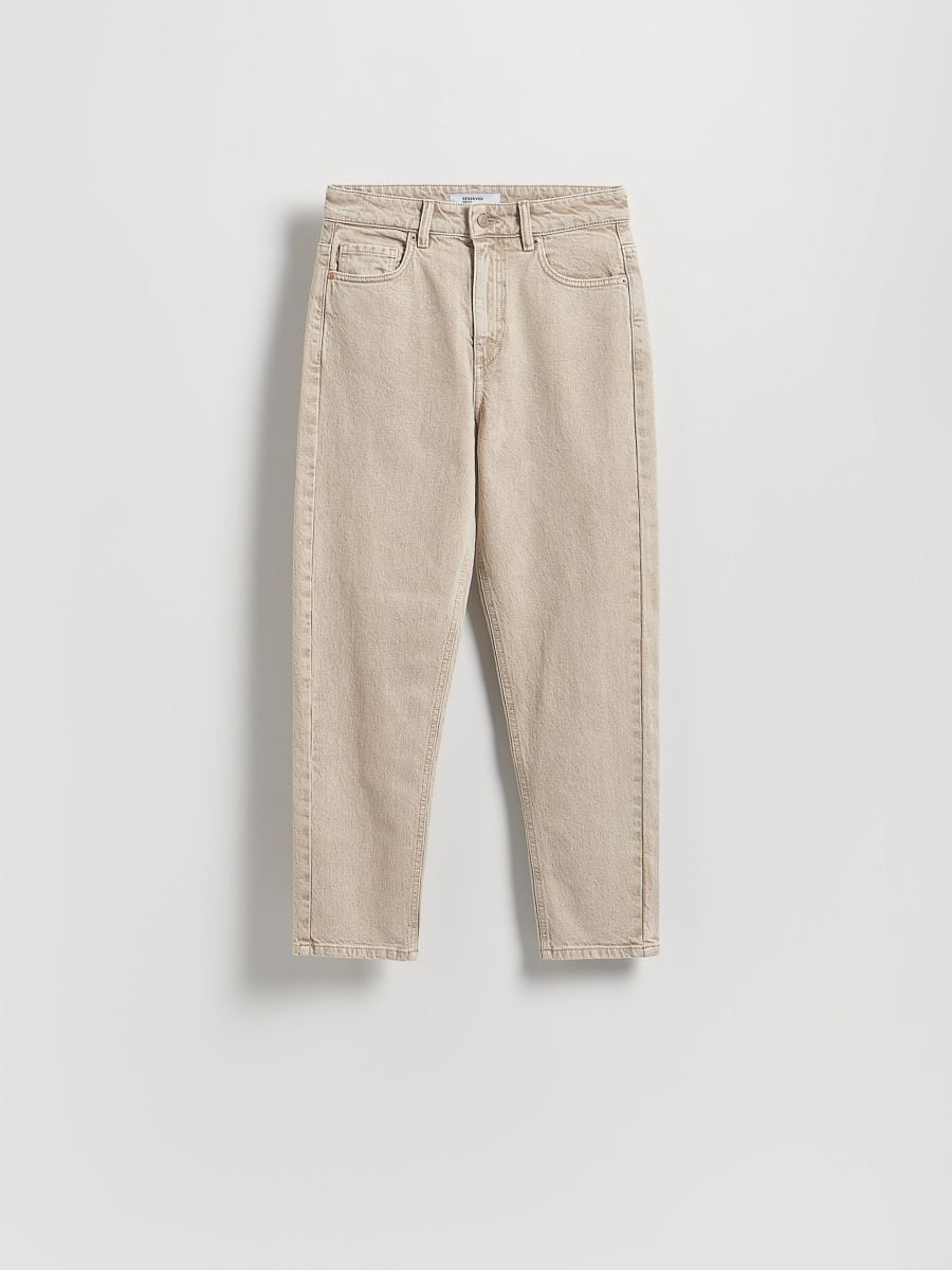 Mom fit jeans - wheat jeans - RESERVED