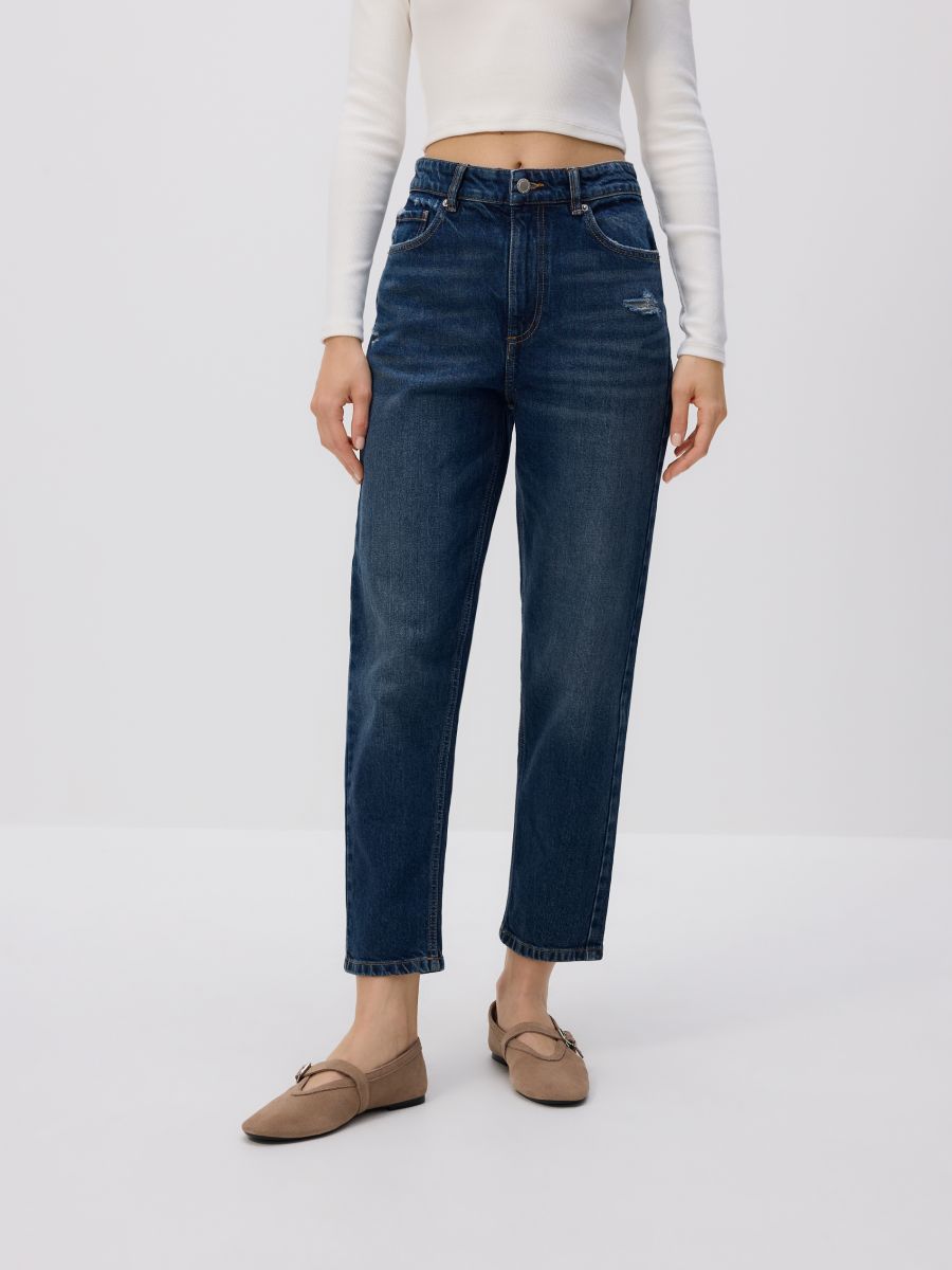 Jeans im Mom-Fit - marineblau  - RESERVED