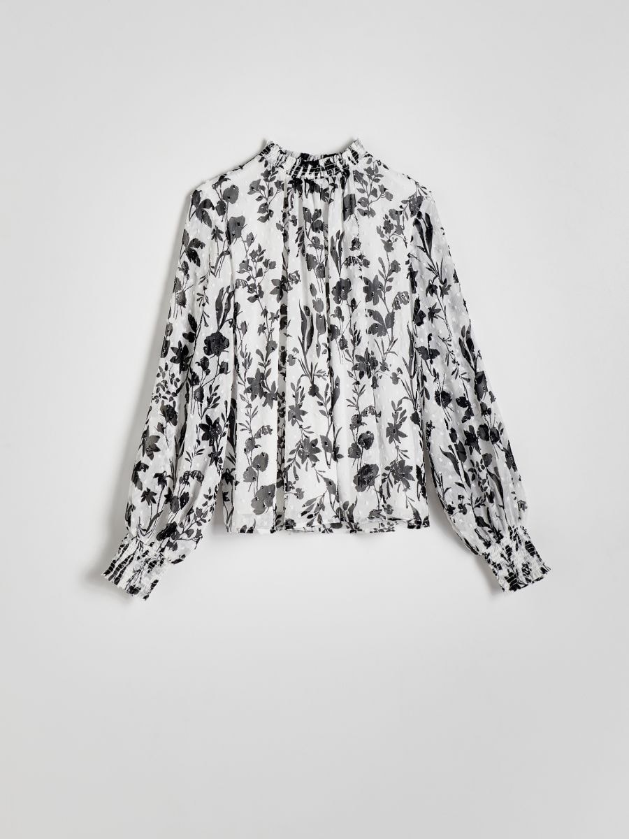 Bluse aus Chiffon - bunt - RESERVED - 5