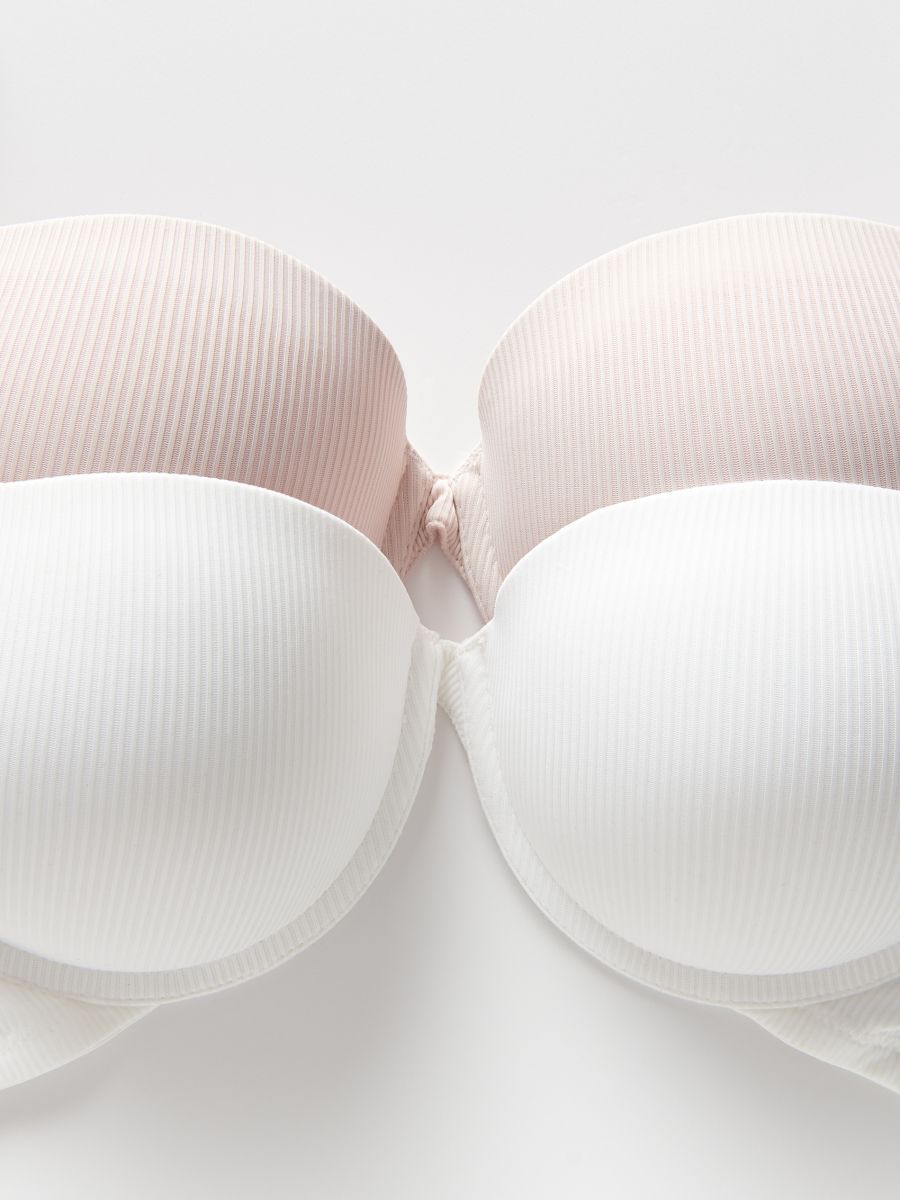 2er-Pack BHs mit starkem Push-up-Effekt - pastellrosa - RESERVED - 2
