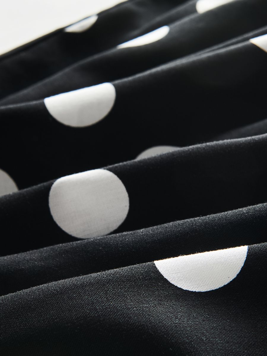 Polka dot top - black - RESERVED - 4