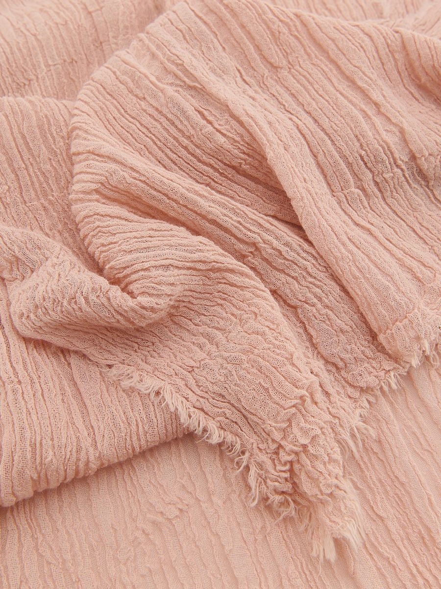 Écharpe en lin - rose pastel - RESERVED - 3