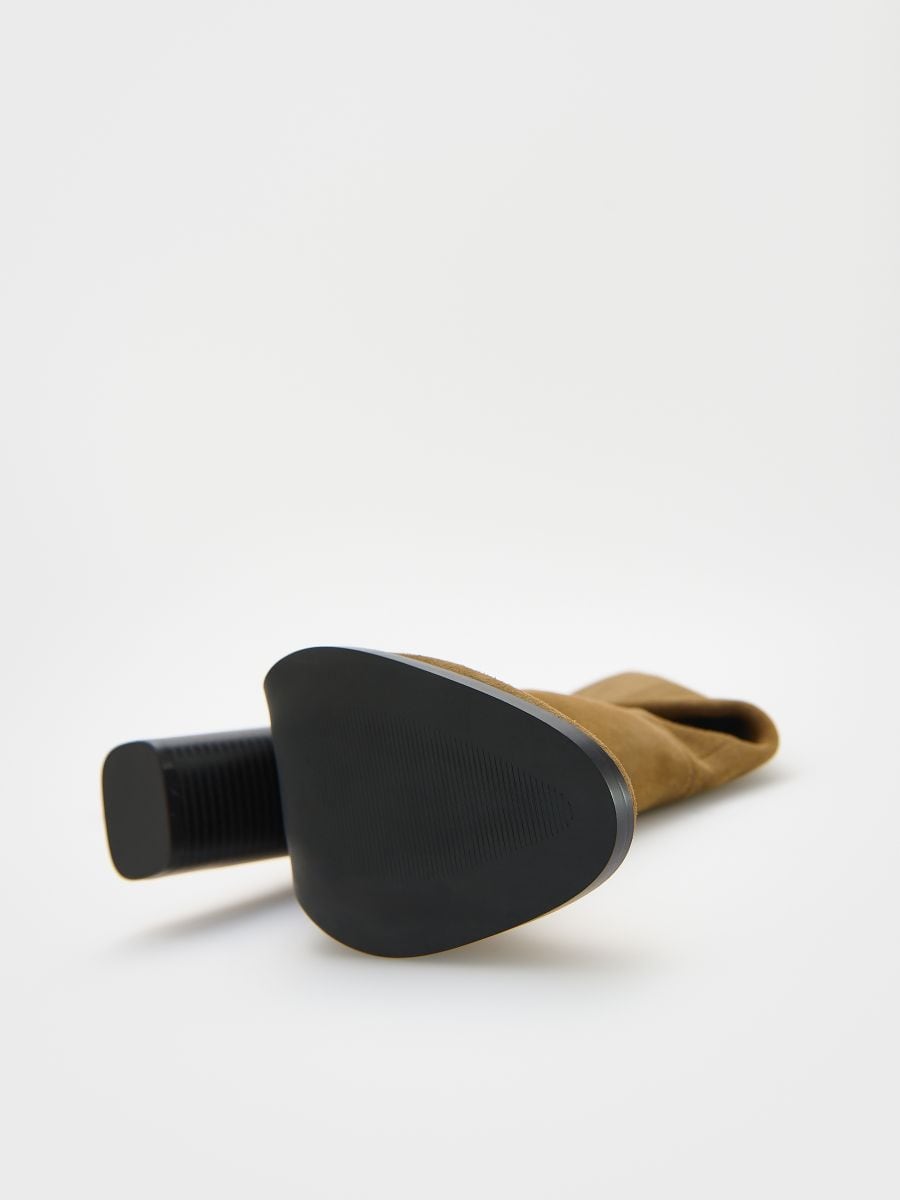 Bottes hautes en daim - Beige - RESERVED - 9