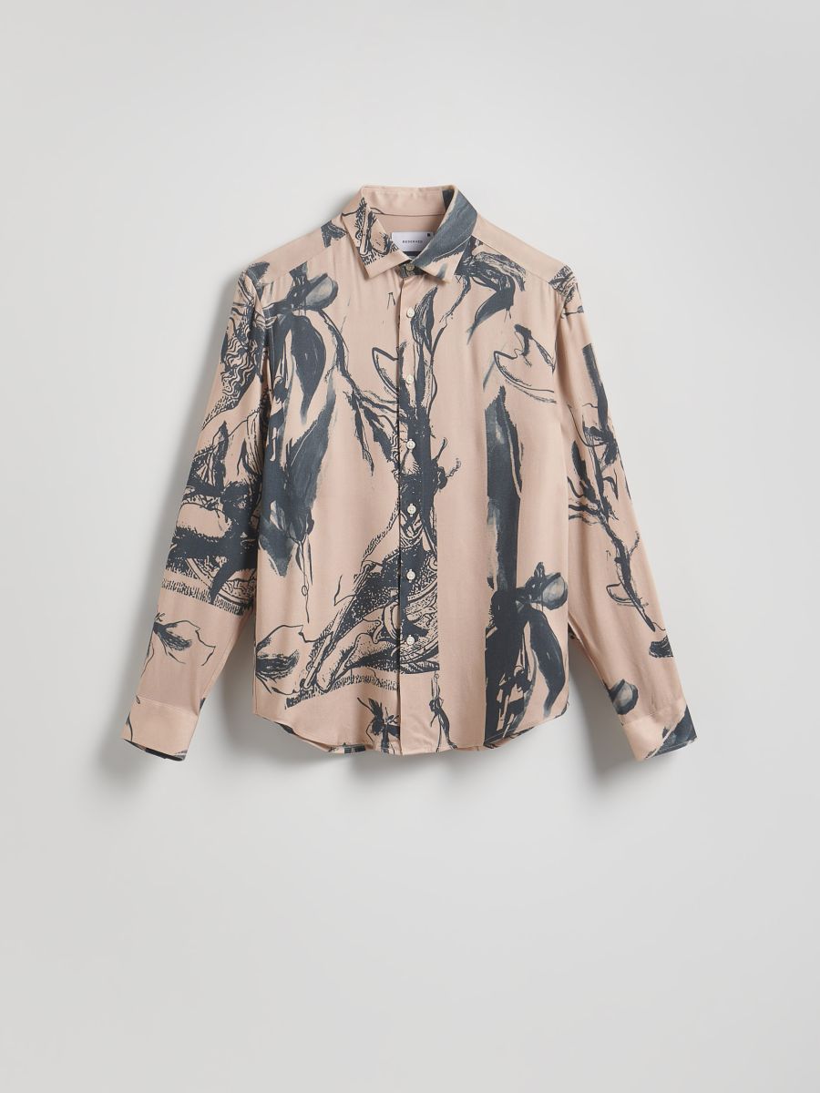 Regular fit patterned shirt - pink - RESERVED - 5