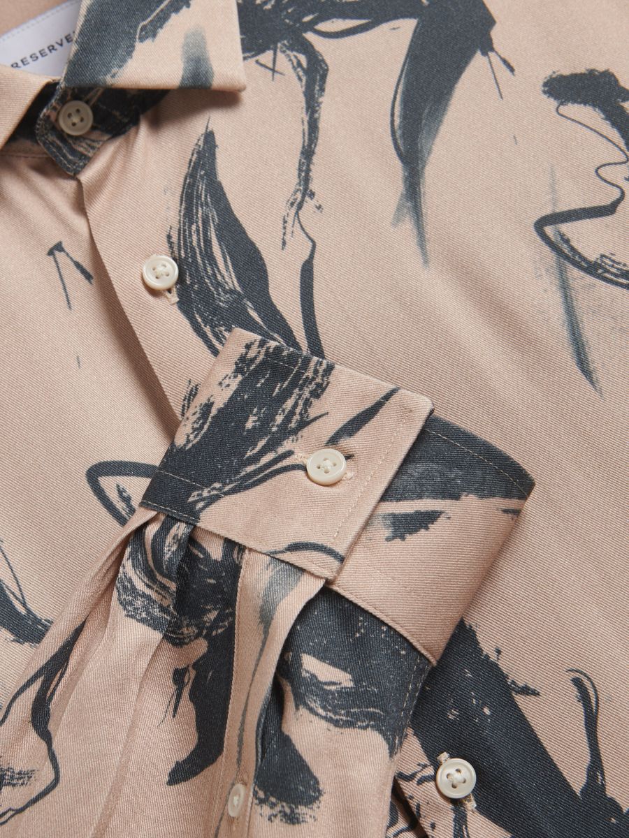 Regular fit patterned shirt - pink - RESERVED - 6
