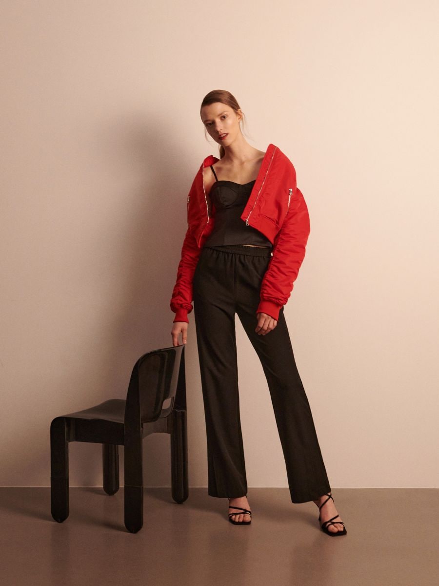LADIES` OUTER JACKET - crvena - RESERVED - 4