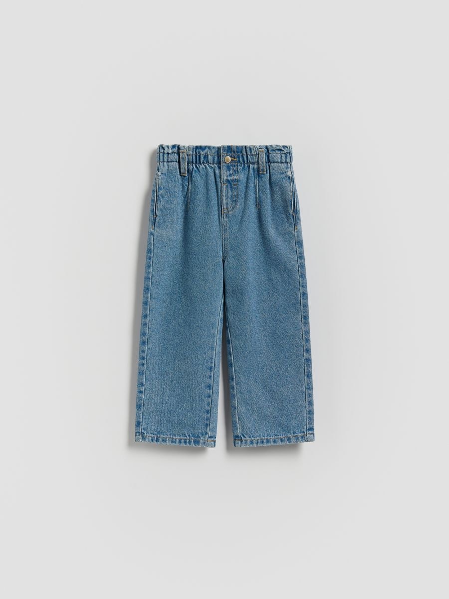 Jeans im Baggy-Fit mit geradem Bein - Hell blau - RESERVED