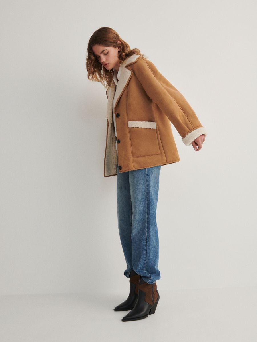 LADIES` OUTER JACKET - bež - RESERVED - 4