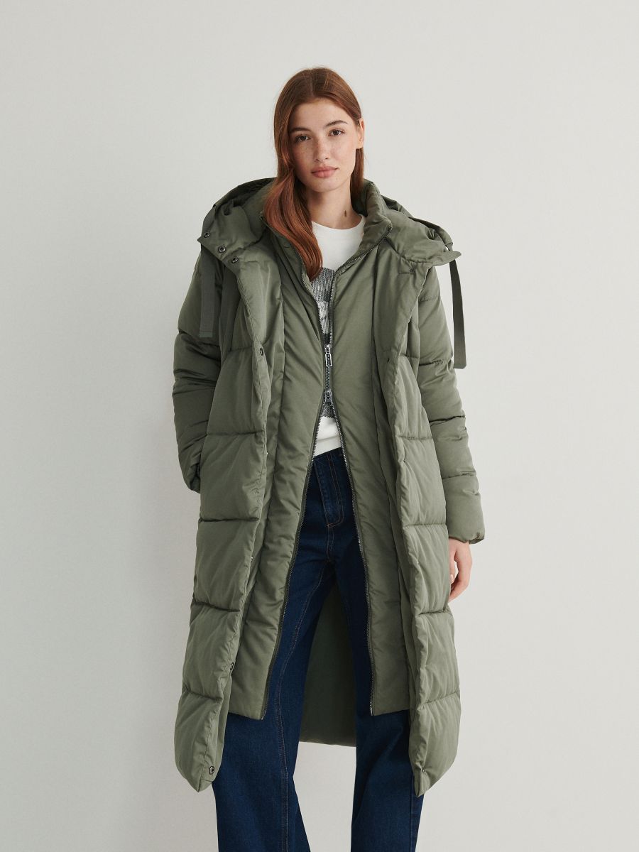 Quilted coat - green - RESERVED - 3
