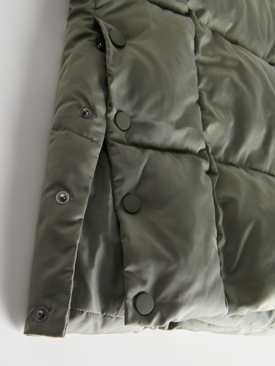 Quilted coat - green - RESERVED - 7