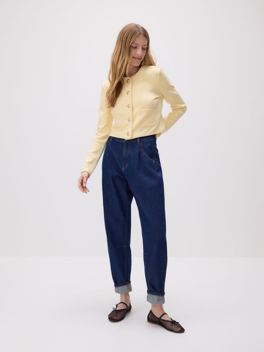 Viscose blazer - light yellow - RESERVED - 7