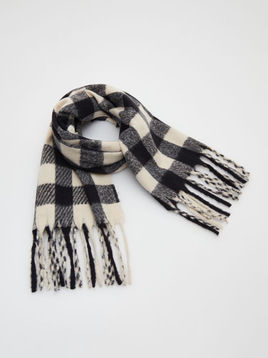 Check scarf - black - RESERVED - 2