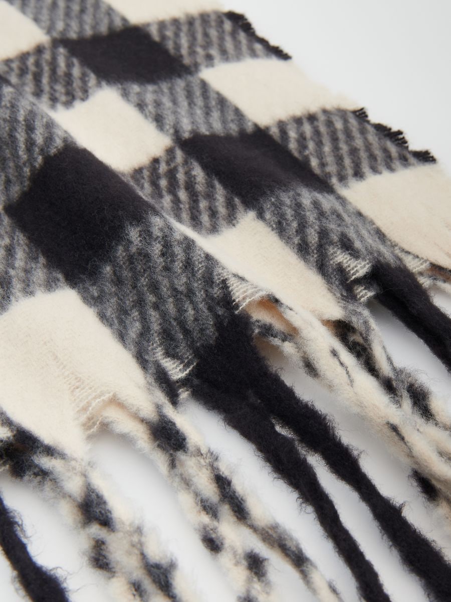 Check scarf - black - RESERVED - 3