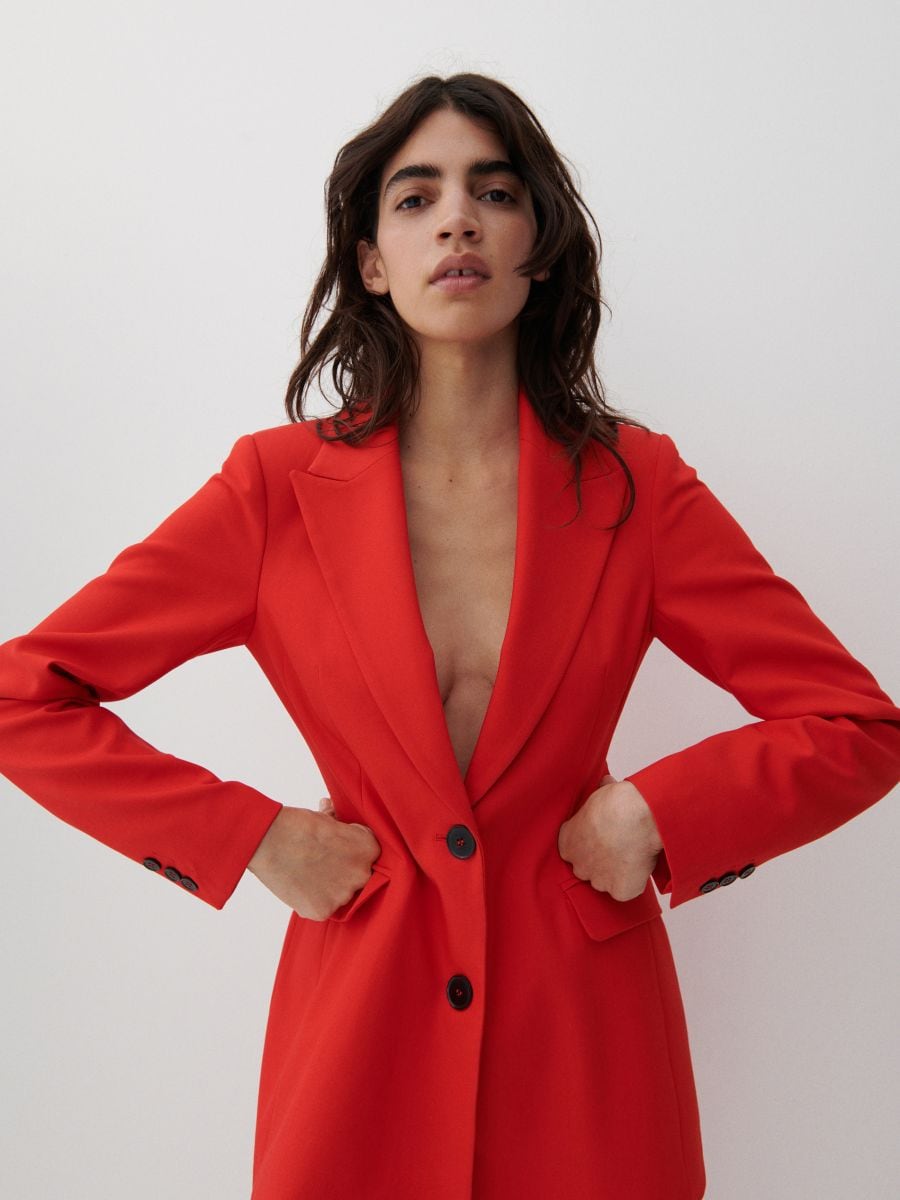 Plain blazer - red - RESERVED - 2