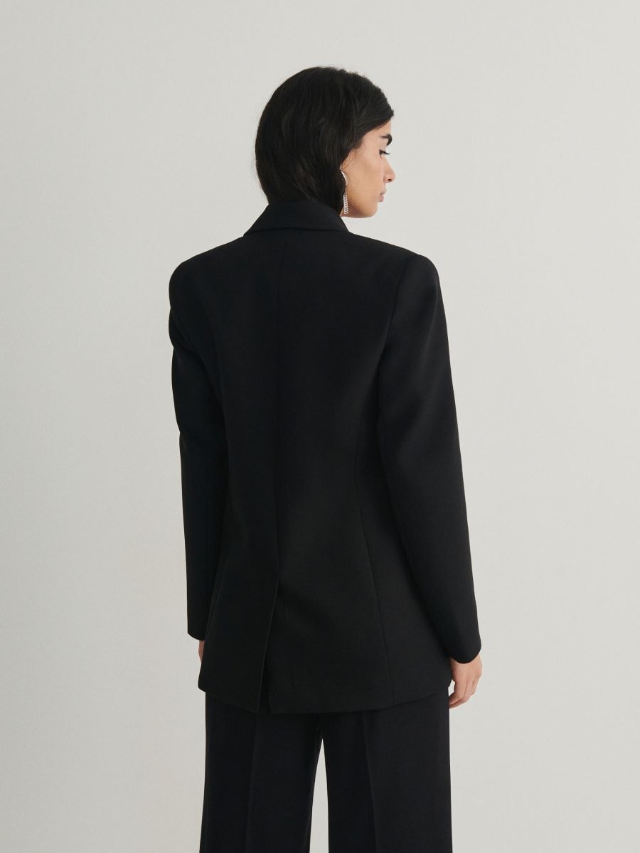 Viscose blend blazer - black - RESERVED - 4