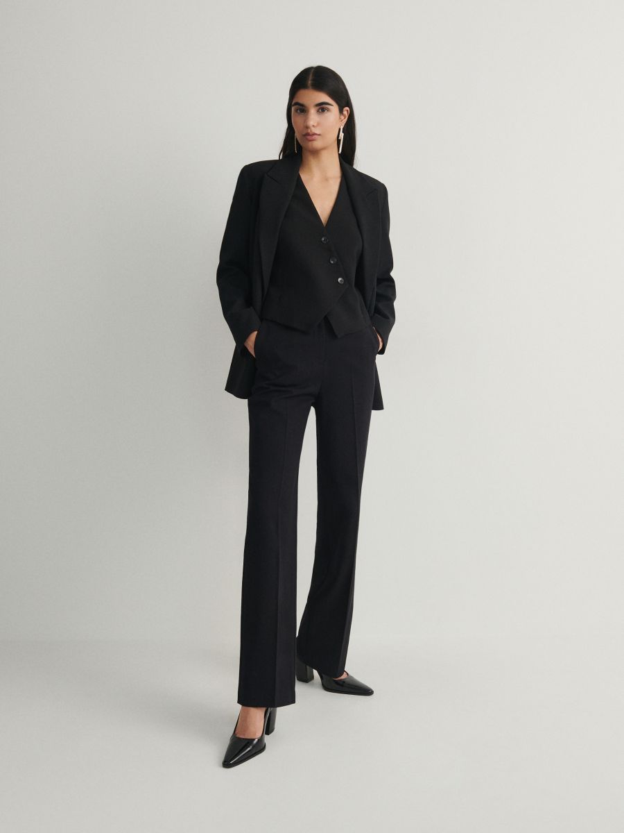 Viscose blend blazer - black - RESERVED - 5