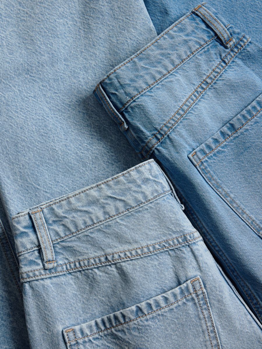 Teksas midi suknja - plava - RESERVED - 8