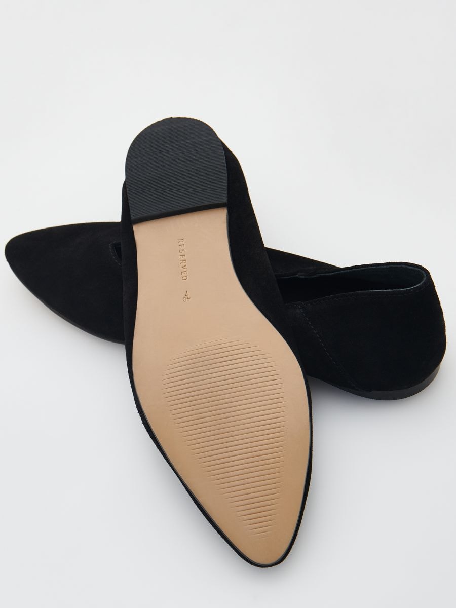 Ballerines en daim - noir - RESERVED - 6