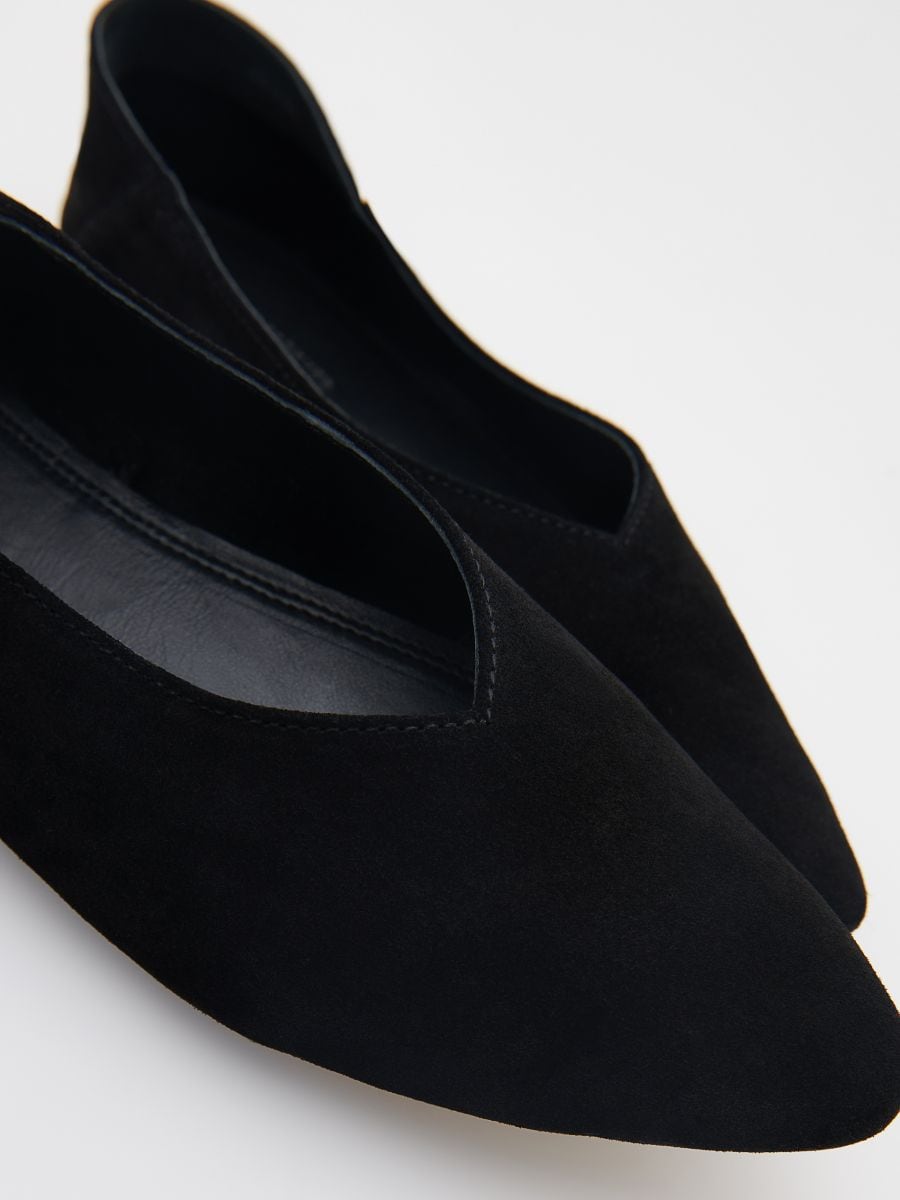 Ballerines en daim - noir - RESERVED - 7