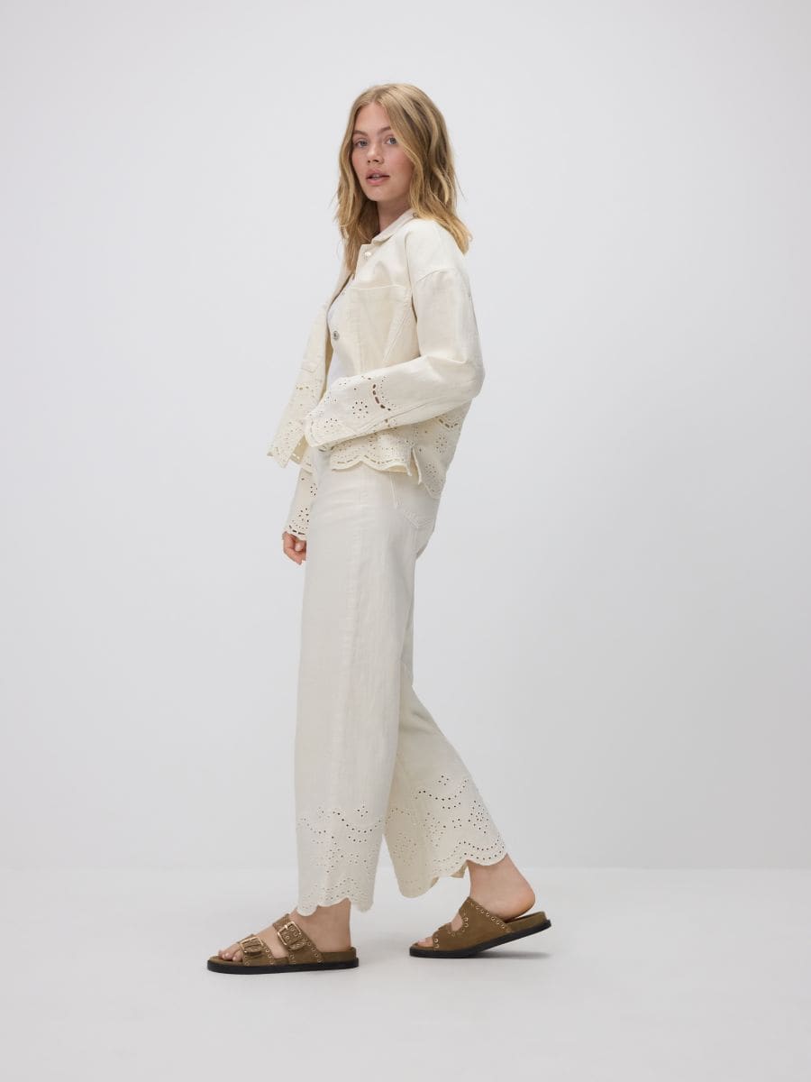 LADIES` JACKET - nude jeans - RESERVED - 2