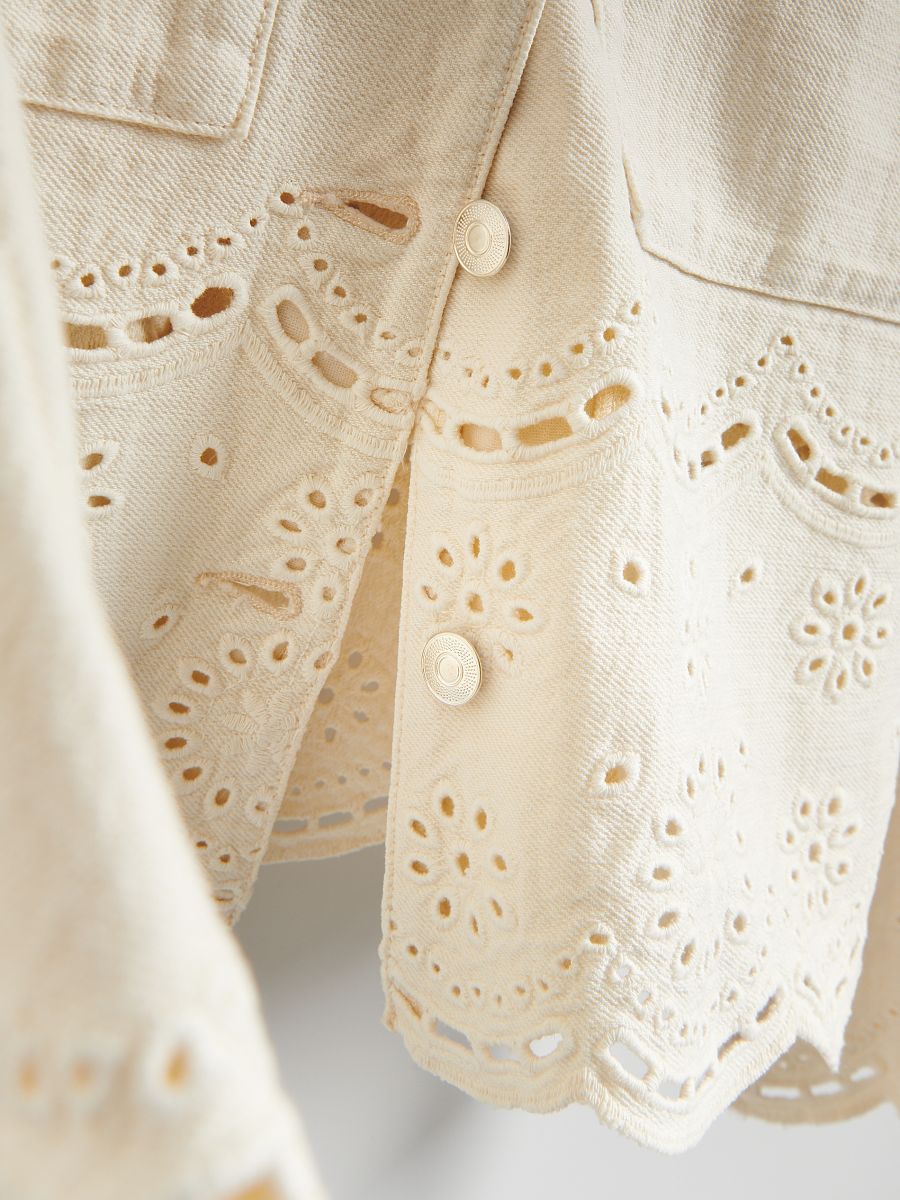 LADIES` JACKET - nude jeans - RESERVED - 7