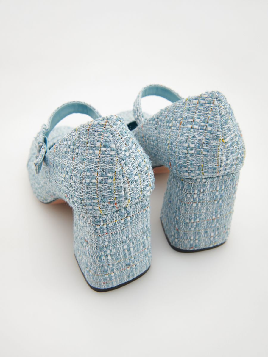 Block heel shoes - pale blue - RESERVED - 5