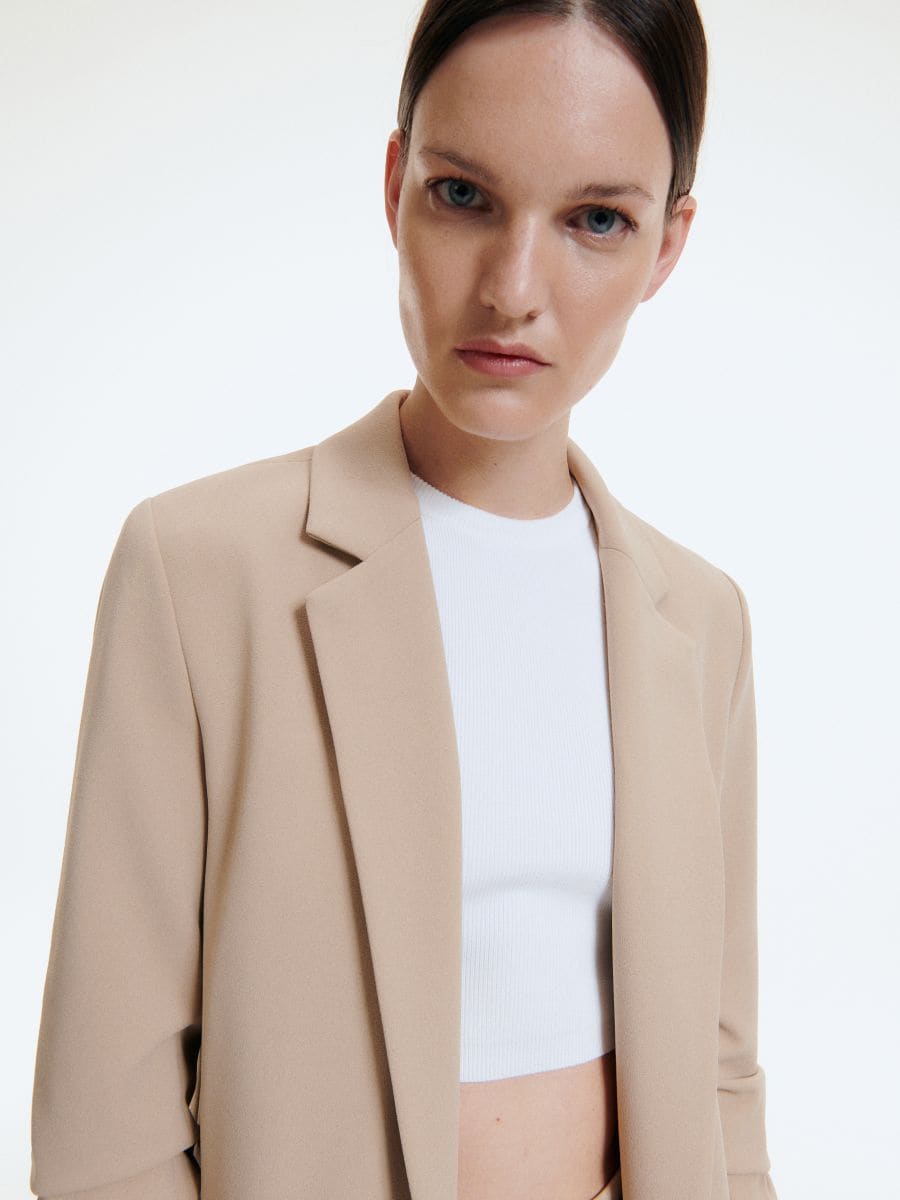 Plain blazer - beige - RESERVED - 2
