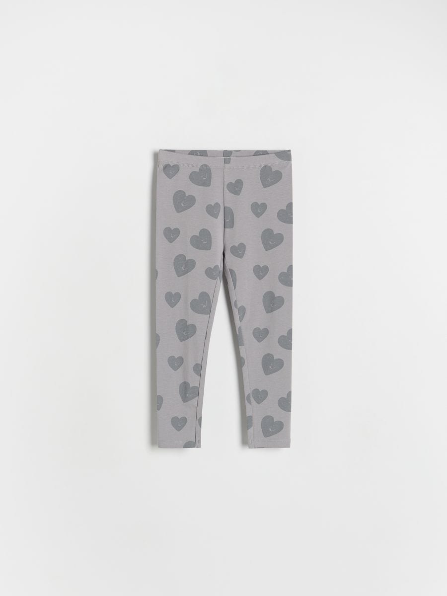 Legging met dessin - light grey - RESERVED