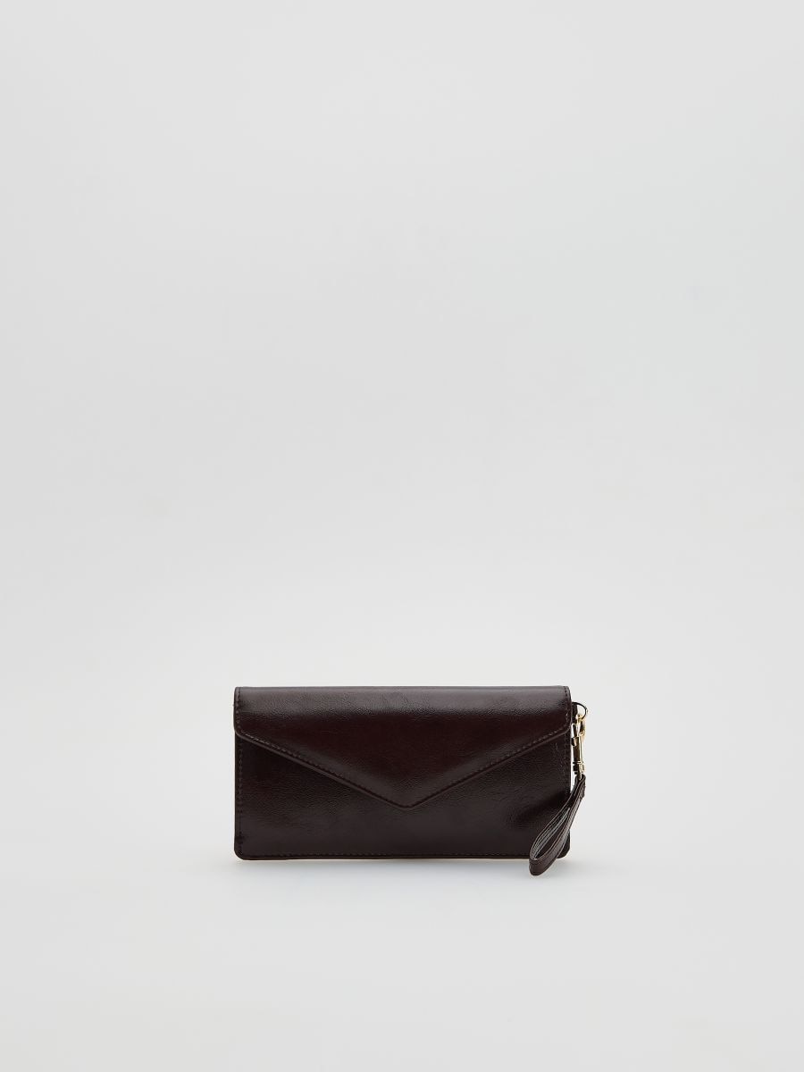 Large wallet - mahogany - RESERVED