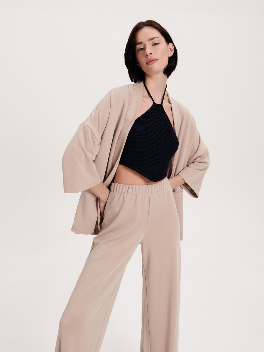 Plain blazer - beige - RESERVED - 2