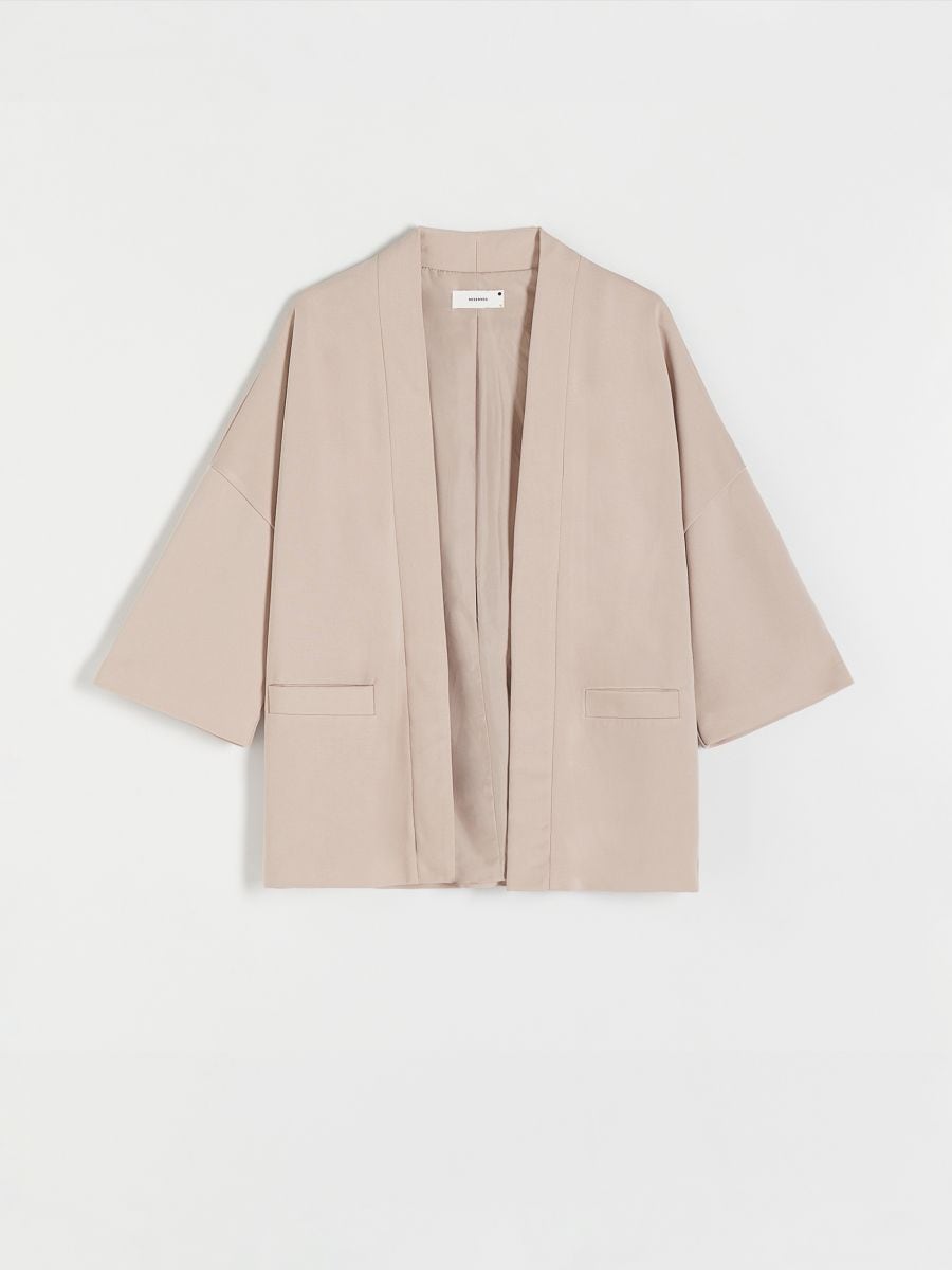 Plain blazer - beige - RESERVED - 4