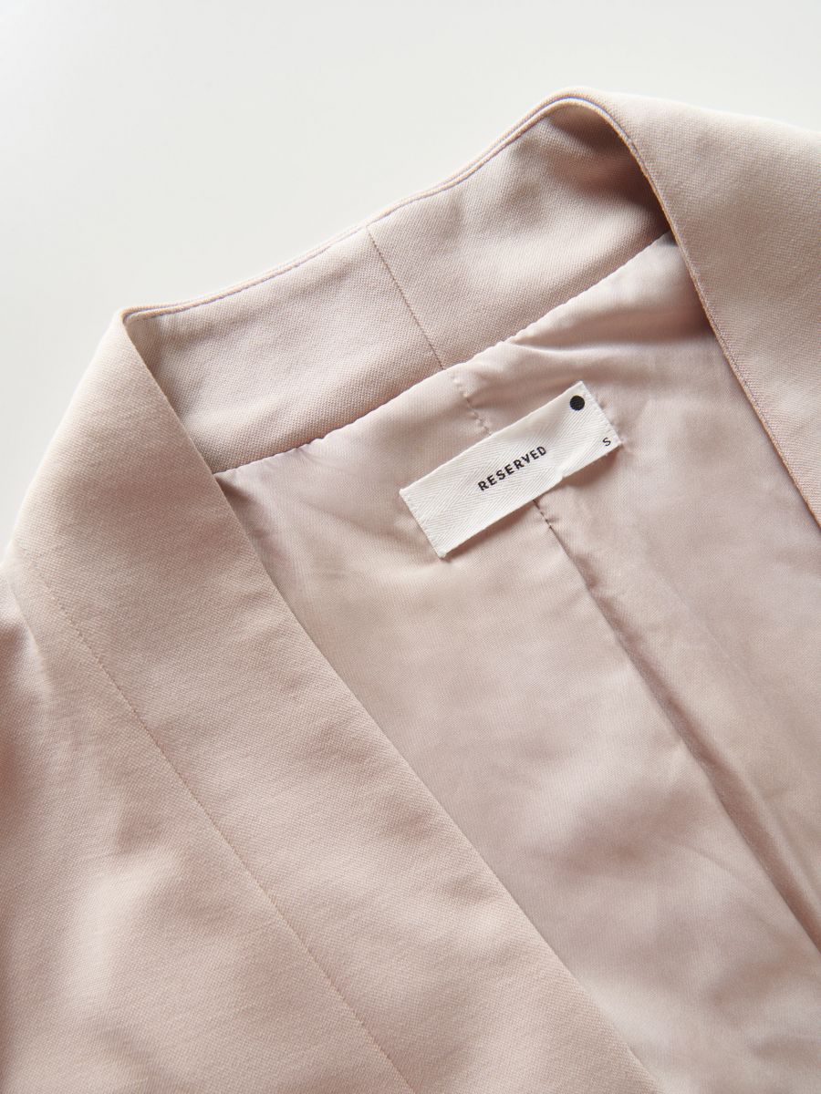 Plain blazer - beige - RESERVED - 5