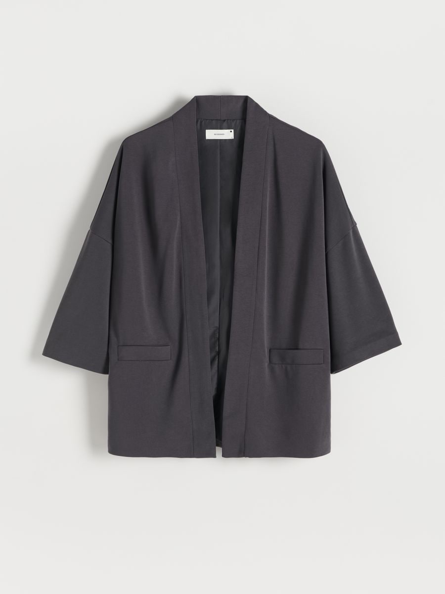 Plain blazer - dark grey - RESERVED - 4