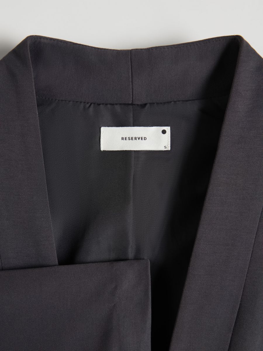 Plain blazer - dark grey - RESERVED - 5