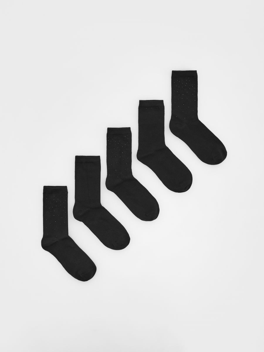 Set van 5 paar sokken - zwart - RESERVED